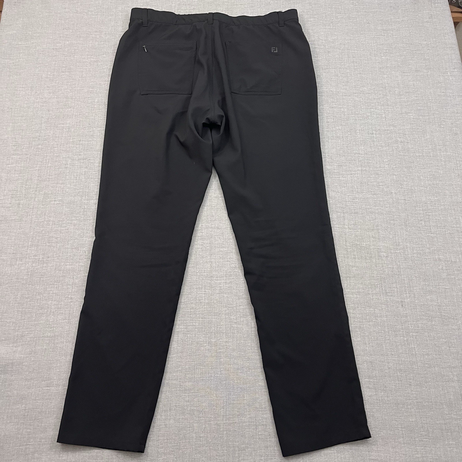 Footjoy Moxie Pants Mens 36×32 Black Performance Golf Chino 31315