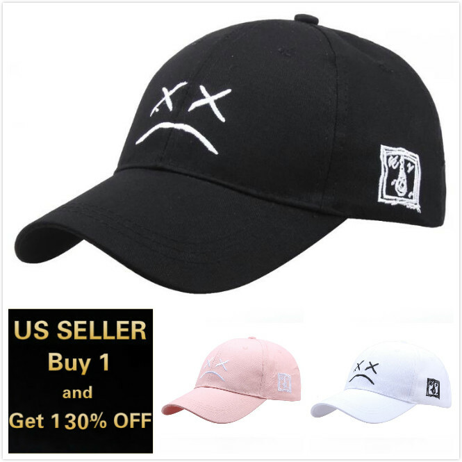 Sad face Polo Style Cotton Baseball Cap Ball Dad Hat Adjustable Men Women