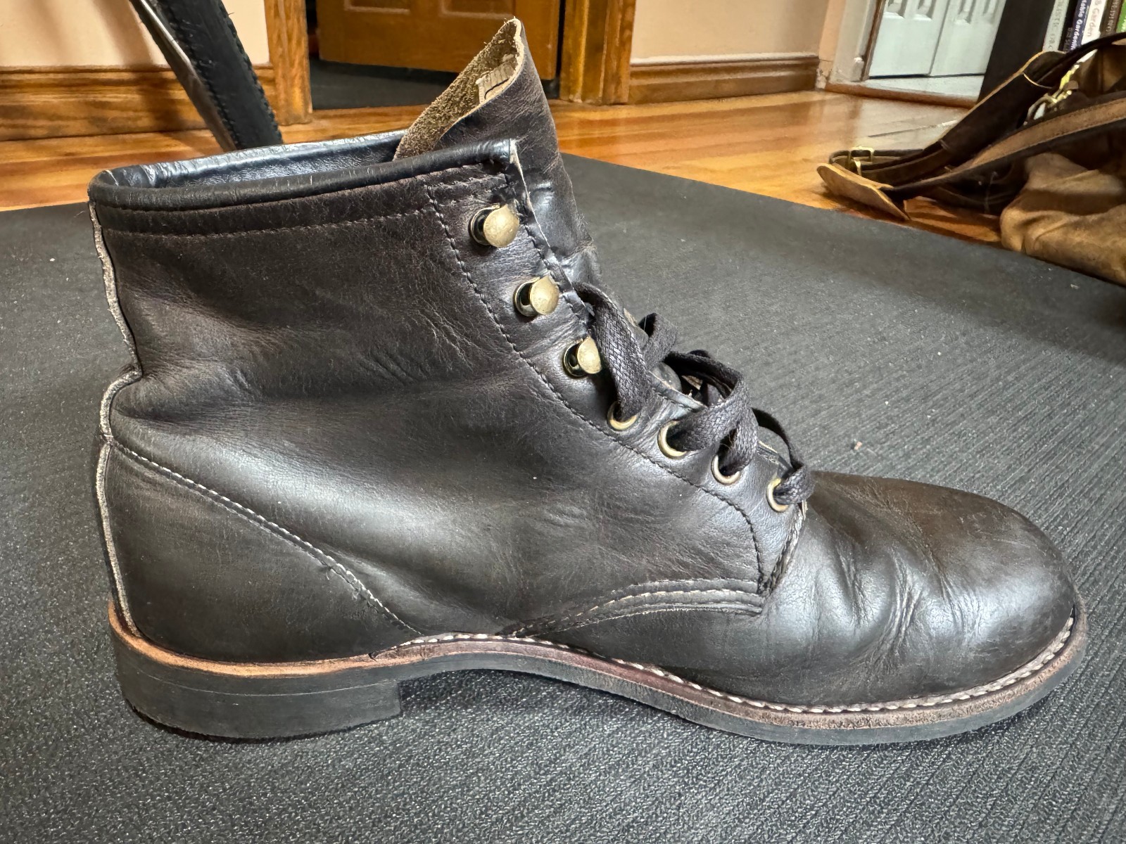 Red Wing Heritage Blacksmith 3341 Charcoal Rough & Tough Men’s 12 D FRESH RESOLE
