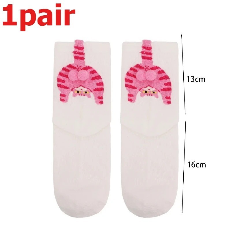 Cartoon Cat Butt Socks Funny 3D Animal Cotton Mid Tube Socks Cute Gift Idea
