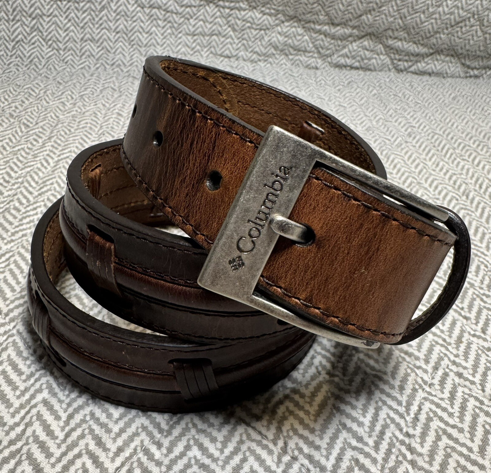 Columbia Men’s Leather Belt – Brown – Size 36/90. STYLE #11CO0255