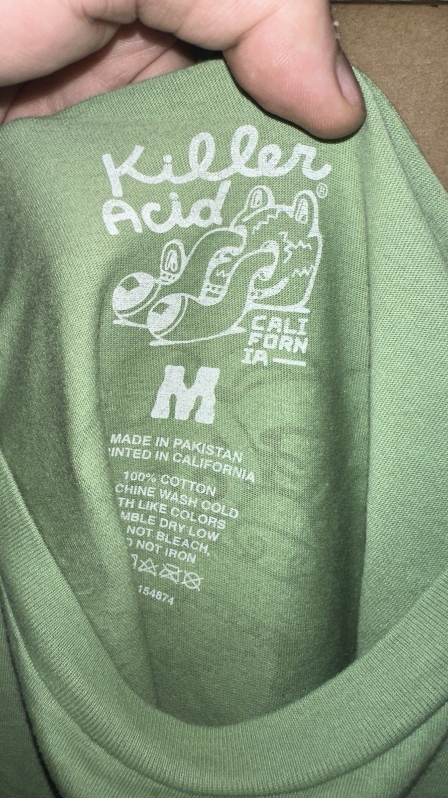 Killer Acid LimitedEdition Mushrooms Are My Friends Graphic T-Shirt Green Medium