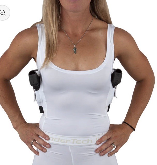 NWT- Undertech under cover concealed carry tank top in white xs