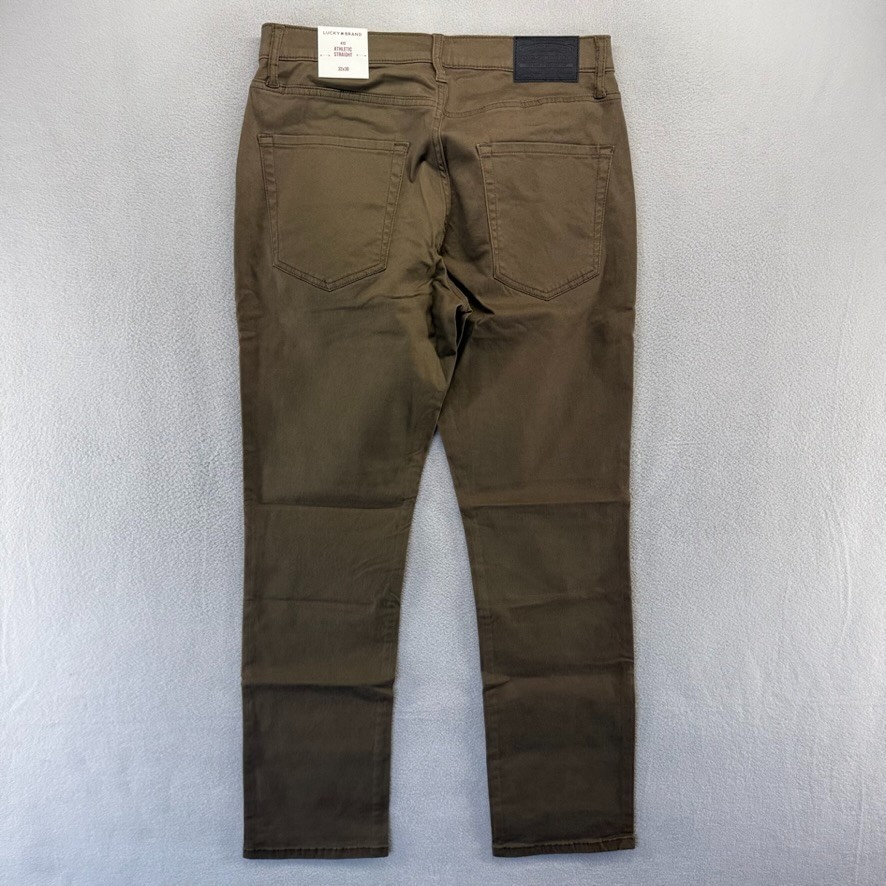 Lucky Brand Pants Men’s 32×30 Brown Chino 5 Pocket 410 Athletic Straight NEW