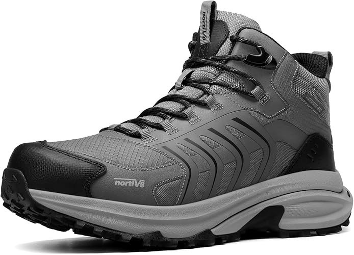 NORTIV 8 Composite Toe Boots for Men Work Boots Anti-Fatigue Waterproof