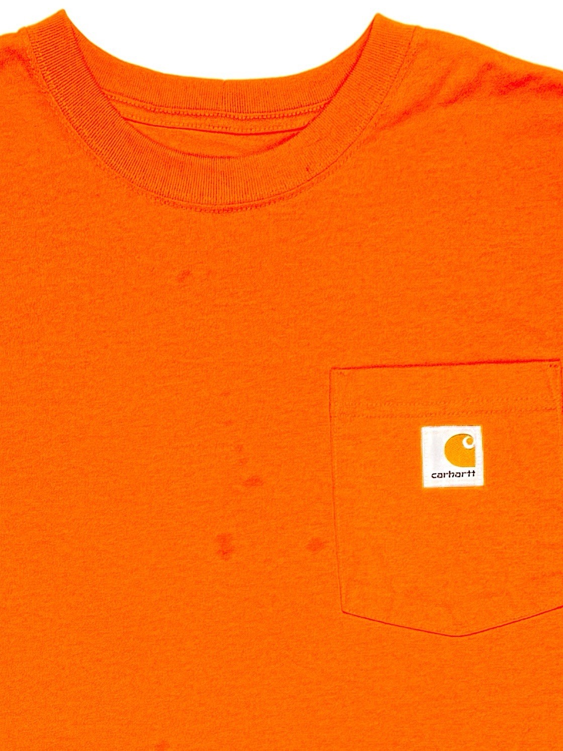 Carhartt Men’s Medium Loose Fit Heavyweight Pocket T-Shirt Bright Orange K87-M