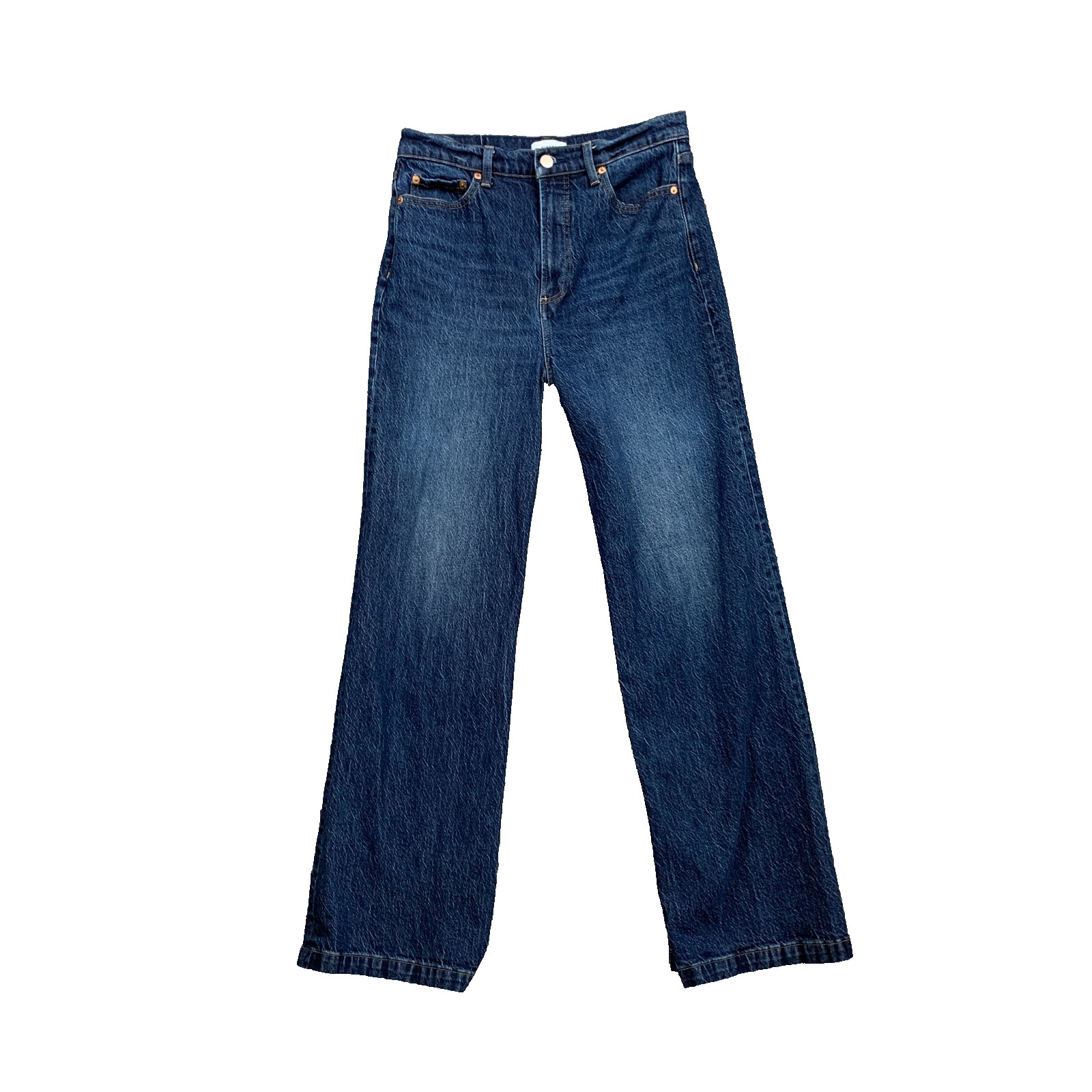 Pistola Jeans Womens 29 Denim Lana High Rise Ultra Wide Leg Elevation Pocket