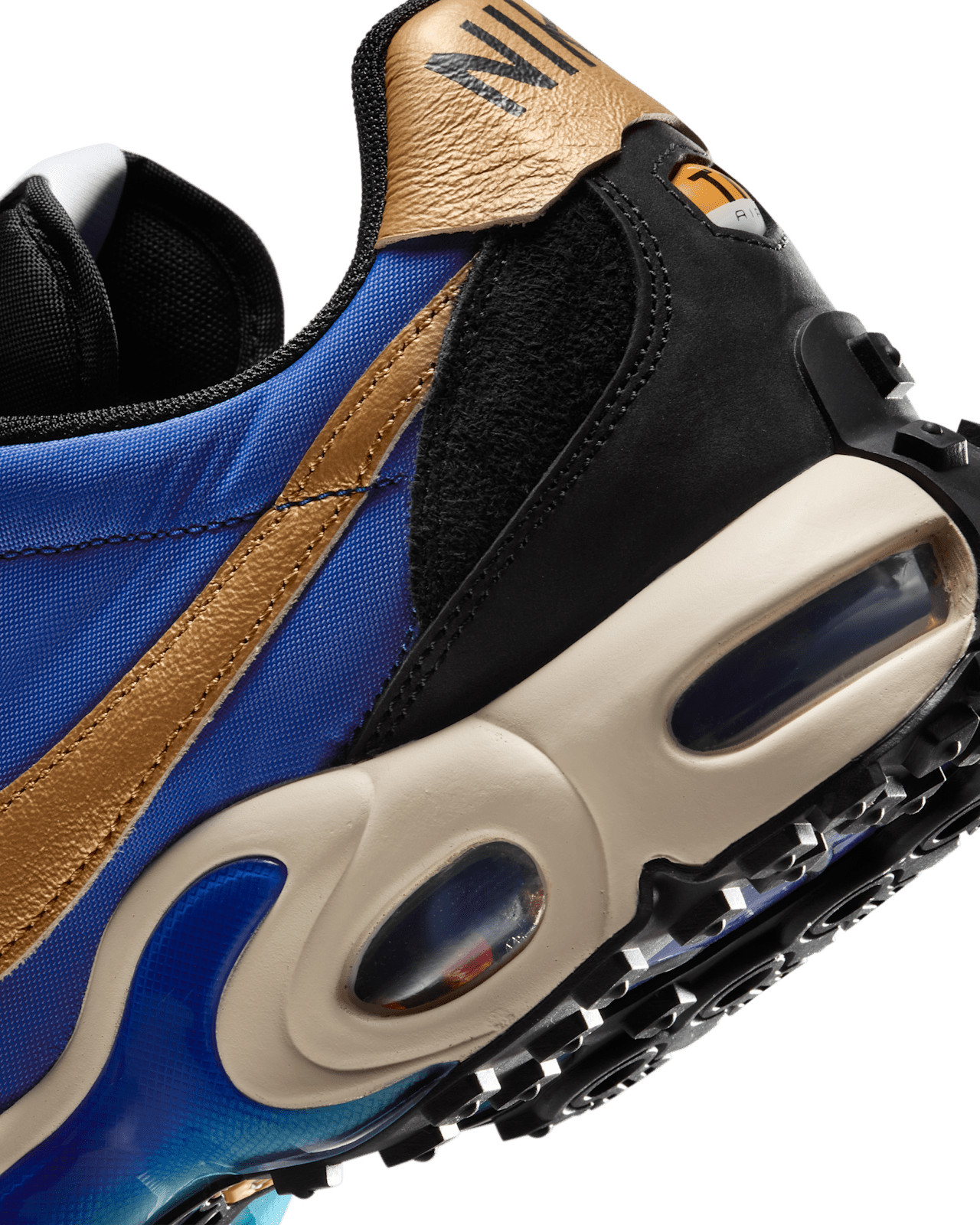Nike Air Max Waffle SP “Black and Hyper Blue” FV6946-400 Sneakers New [US5-12]