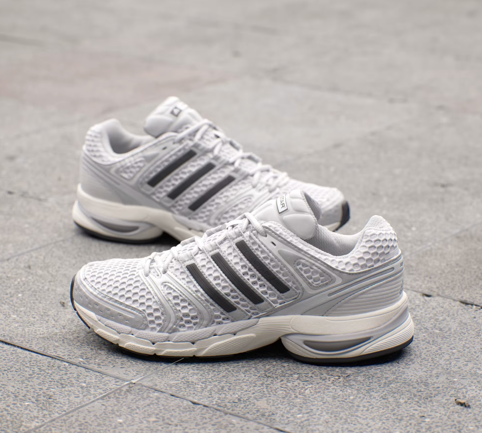 Adidas Originals Adistar Control 5 Silver Metallic Grey Running Men Shoes KI6121