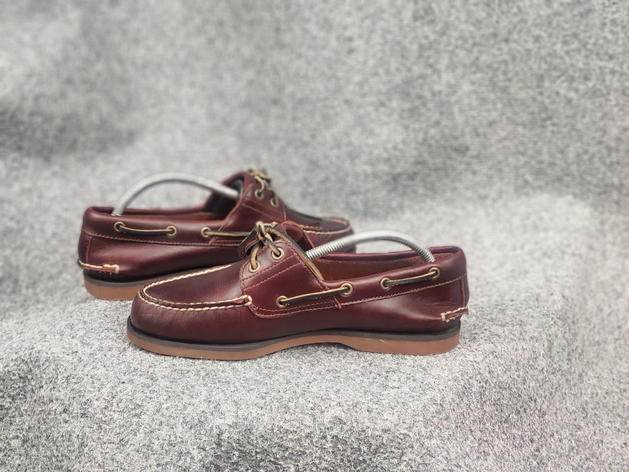Timberland Classic 2-Eye Boat Leathe Shoes mens topsiders in brown Vintage Style