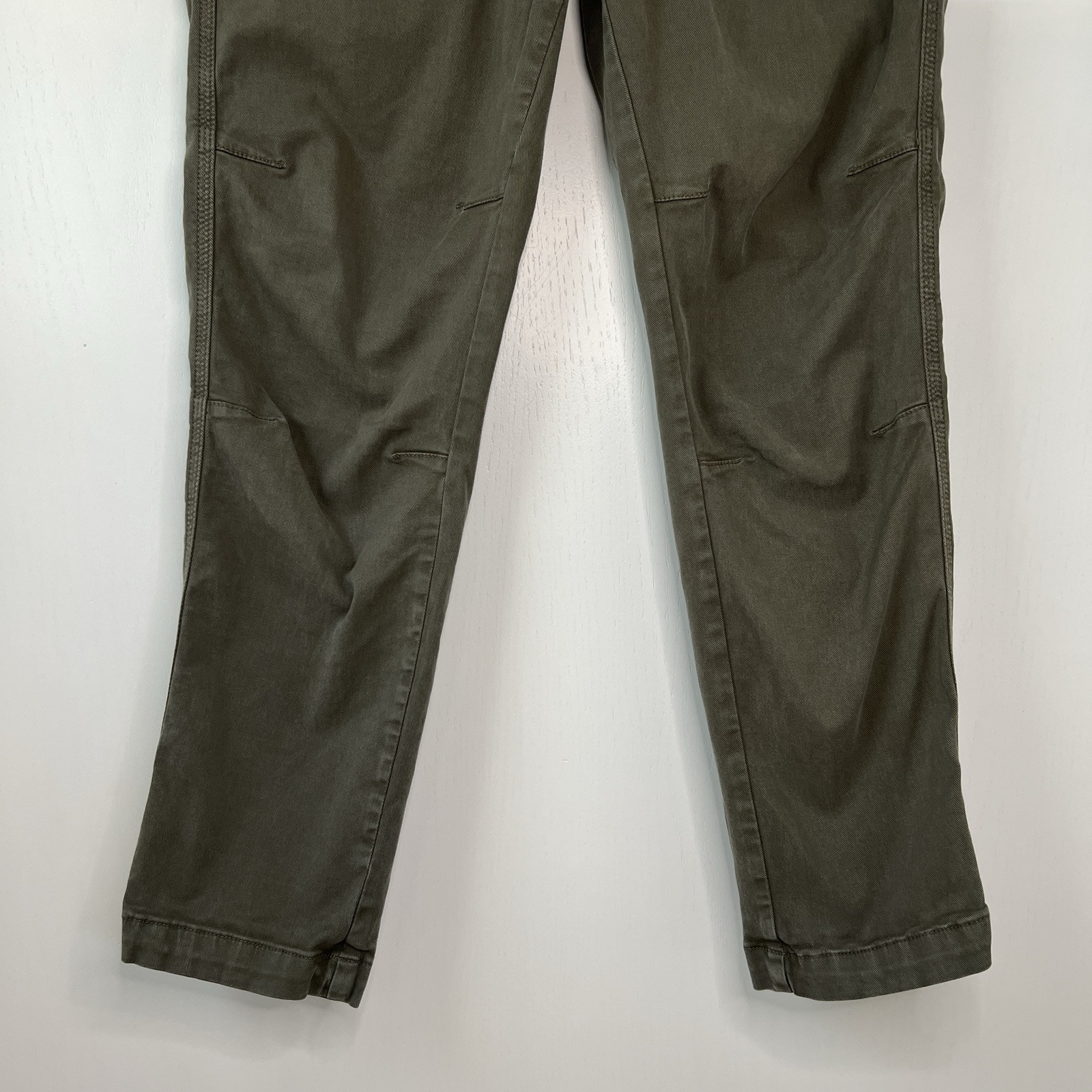 Faherty Traveler Womens Pull-On Drawstring Cargo Pants Dark Olive XS Outdoor