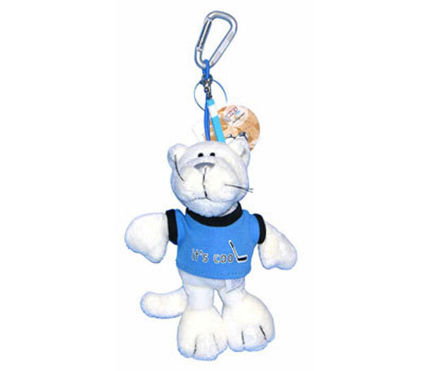 14cm Plush Nici Sports Panther Zipper Pulls Backpack Purse Decor D-Key Ring New
