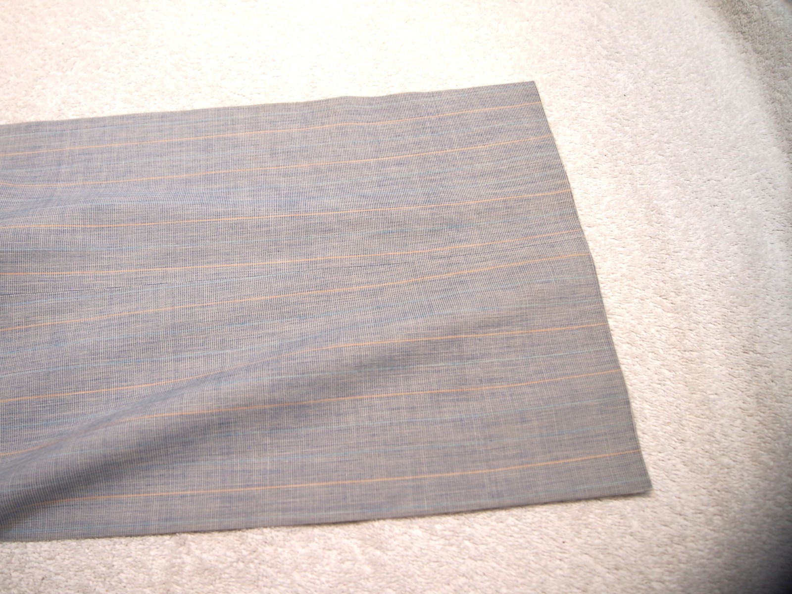 Vintage Haspel 2 Piece Cotton Blue Suit 38 short 30W x 28 Inseam Made in USA