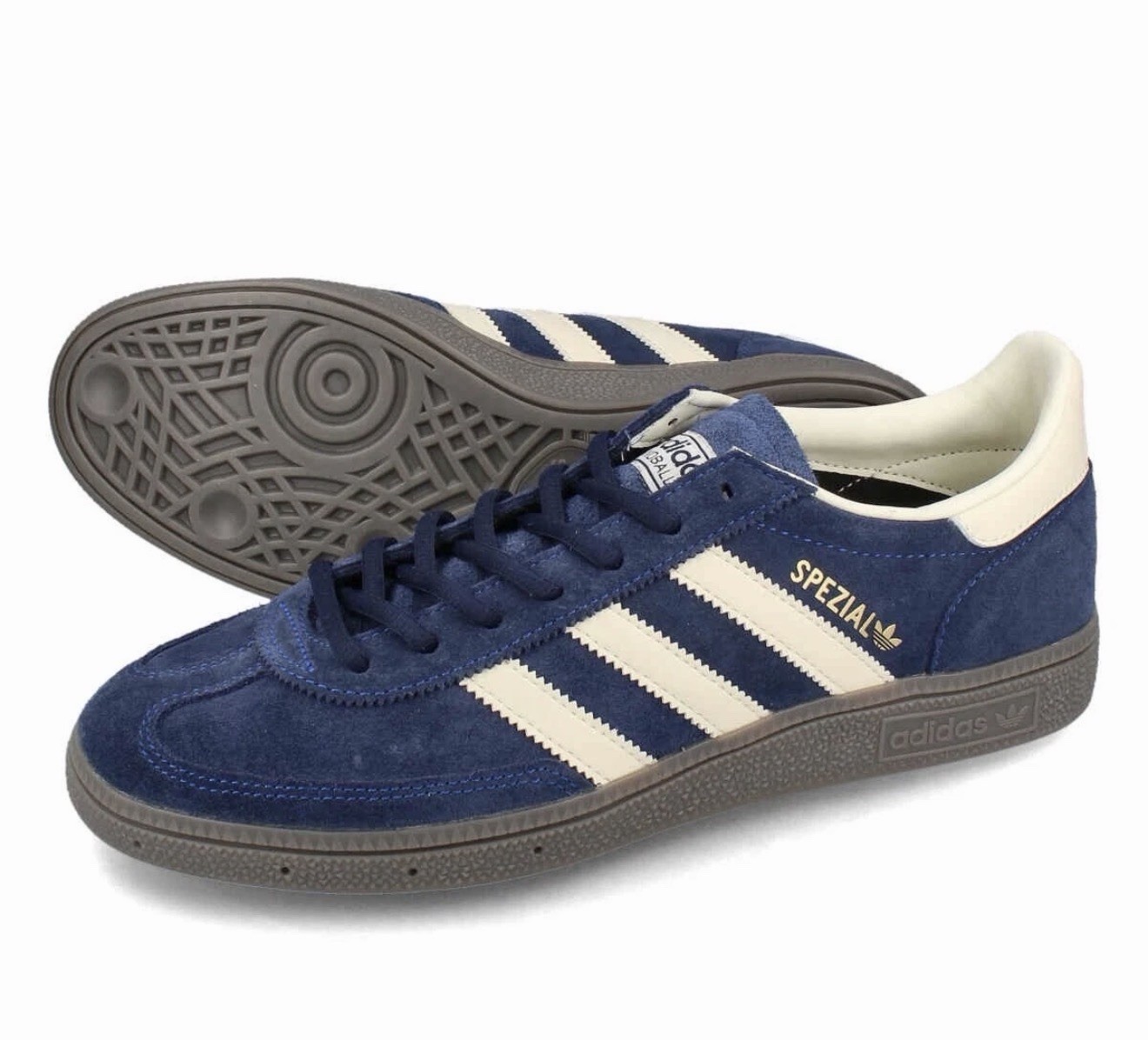 Adidas HandBall Spezial Men’s Sizes 9.5-10.5 Casual Shoe Blue White Gum Trainer