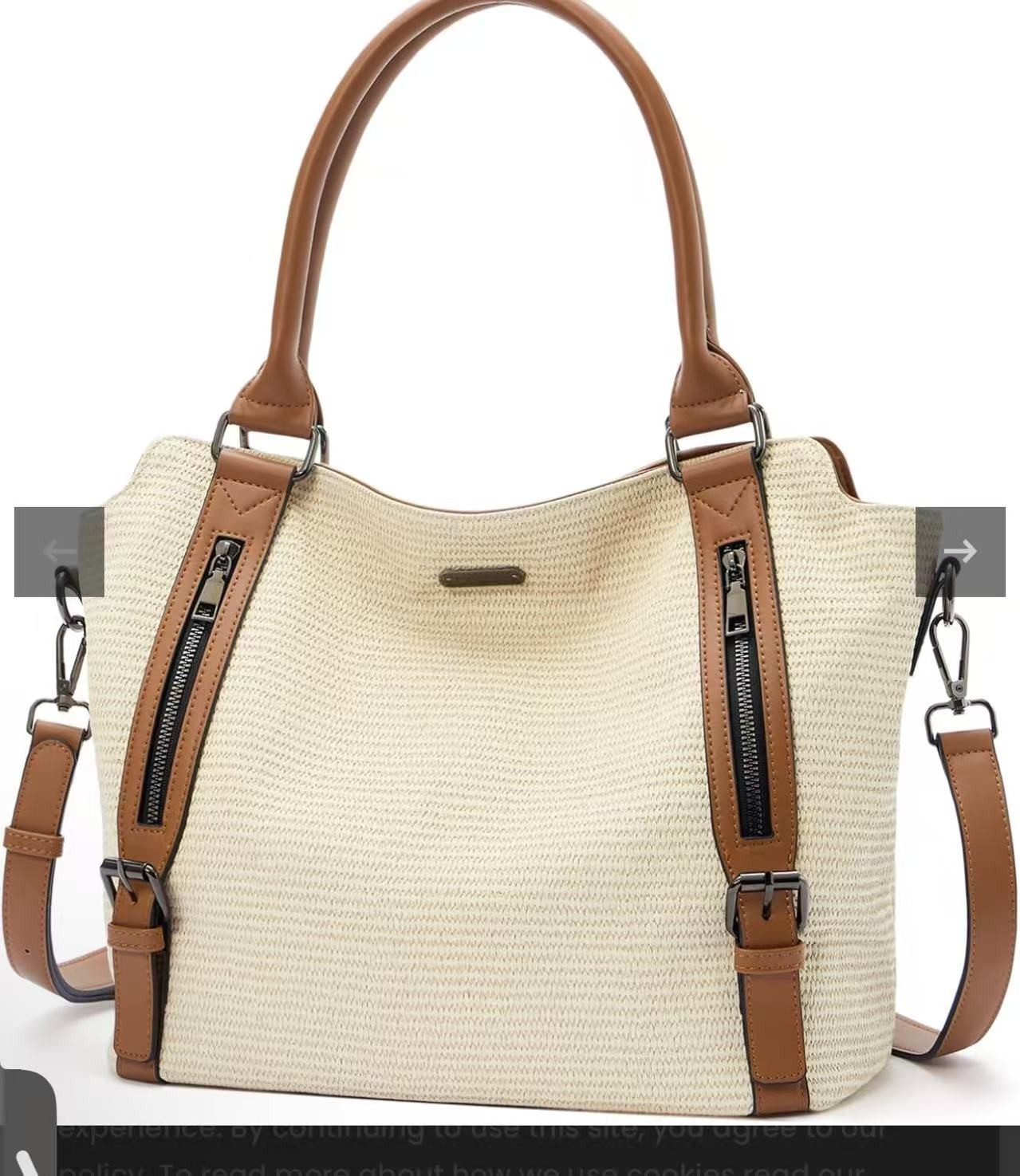 CLUCI Vegan Leather Hobo Bag with Multi-Pockets and Detachable Strap for Women