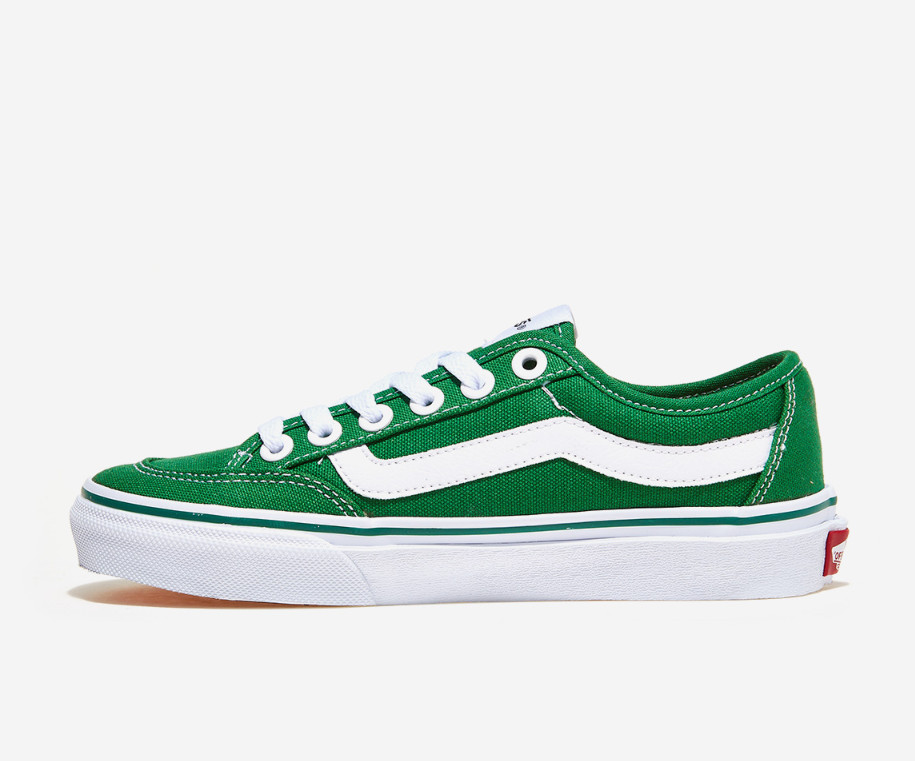 Vans Green White Low Top Sneakers Canvas Skate Shoes Unisex Casual Fashion