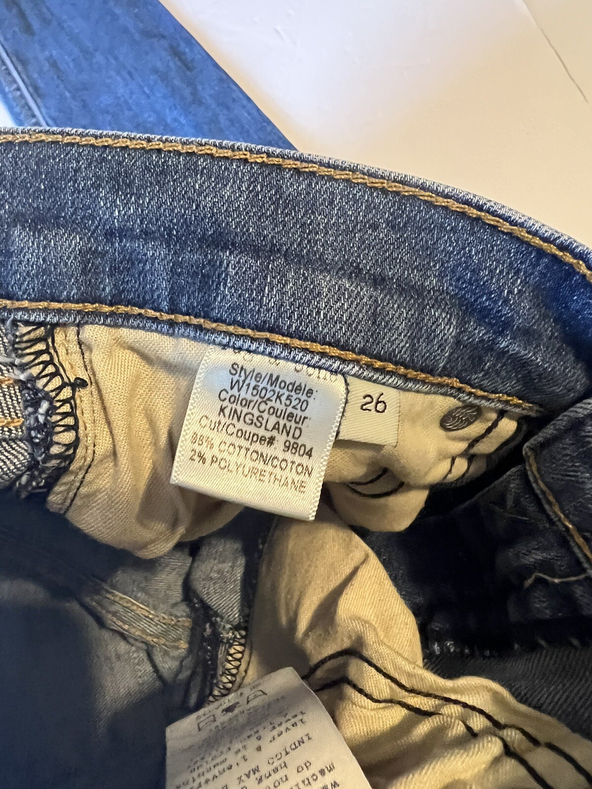 RAG & BONE Women’s Size 26 Waist Jeans Kingsland Pants Skinny Mid Rise
