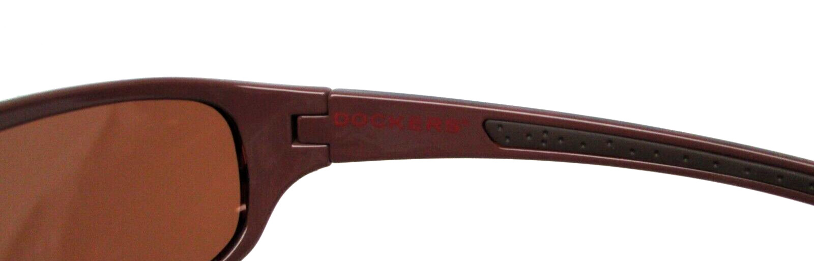 DOCKERS Brown Tortoise Wrap POLARIZED Sunglasses S01237LDP213 100% UV Protection