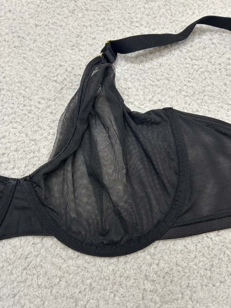 Joyspun Bra 42DD Unlined JS660 Full coverage Sheer Mesh Balconette