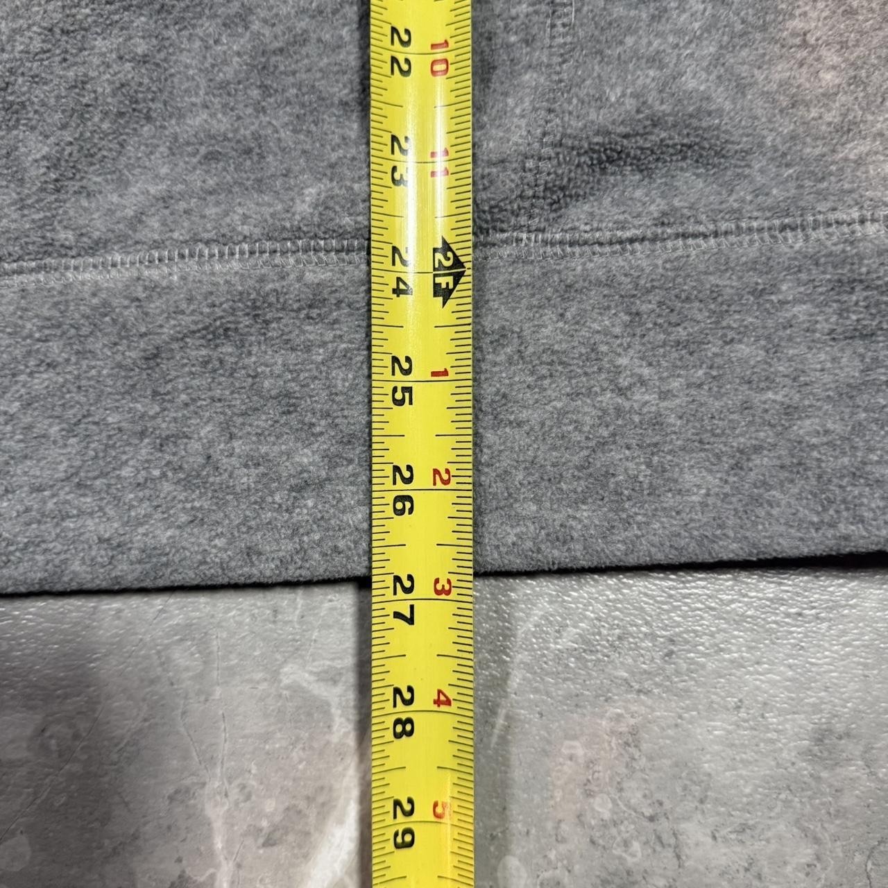 Old Navy fleece grey script logo hoodie with white and black logo