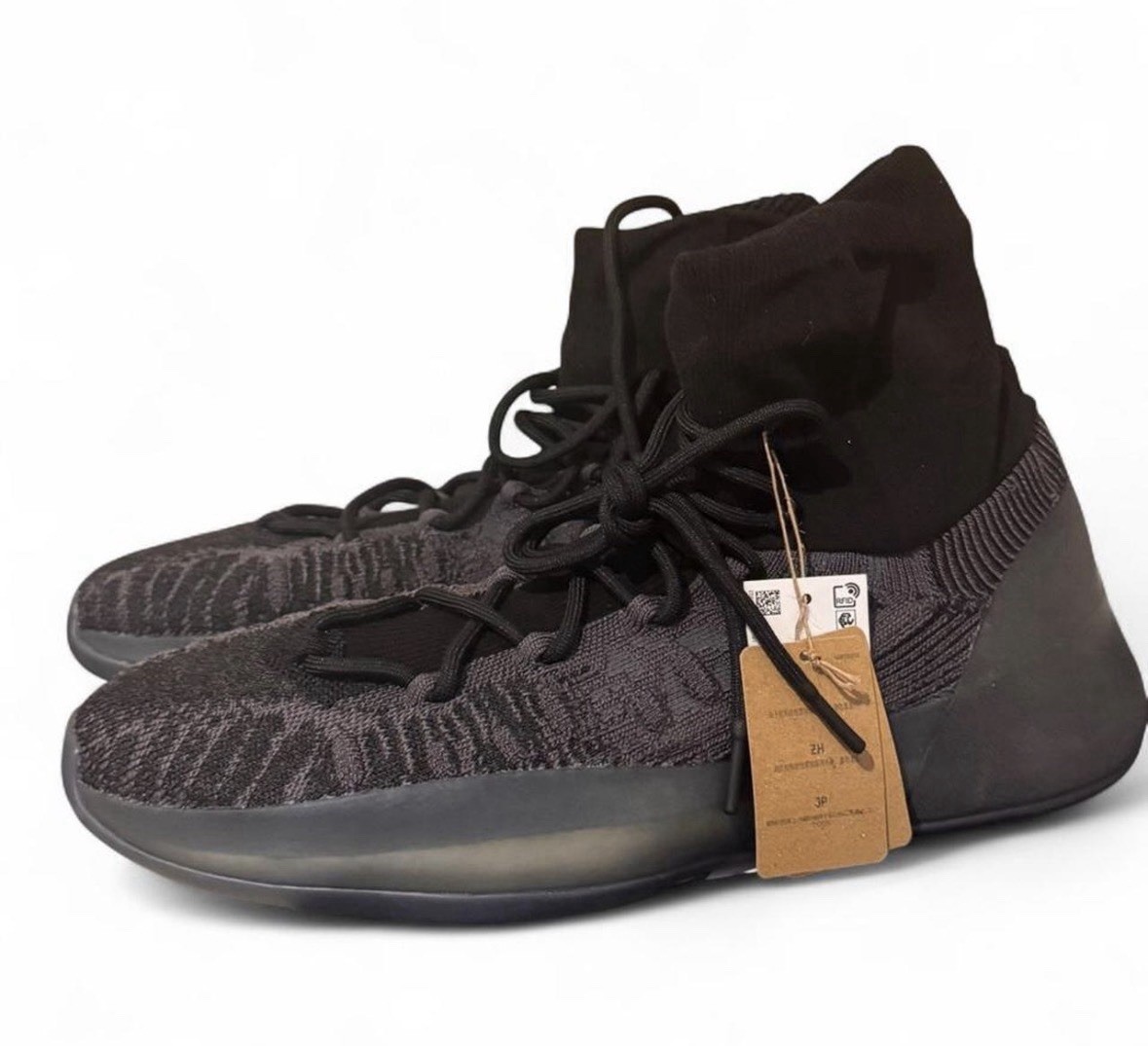 Size 13 – Adidas Yeezy Basketball Knit Onyx HQ6762 New