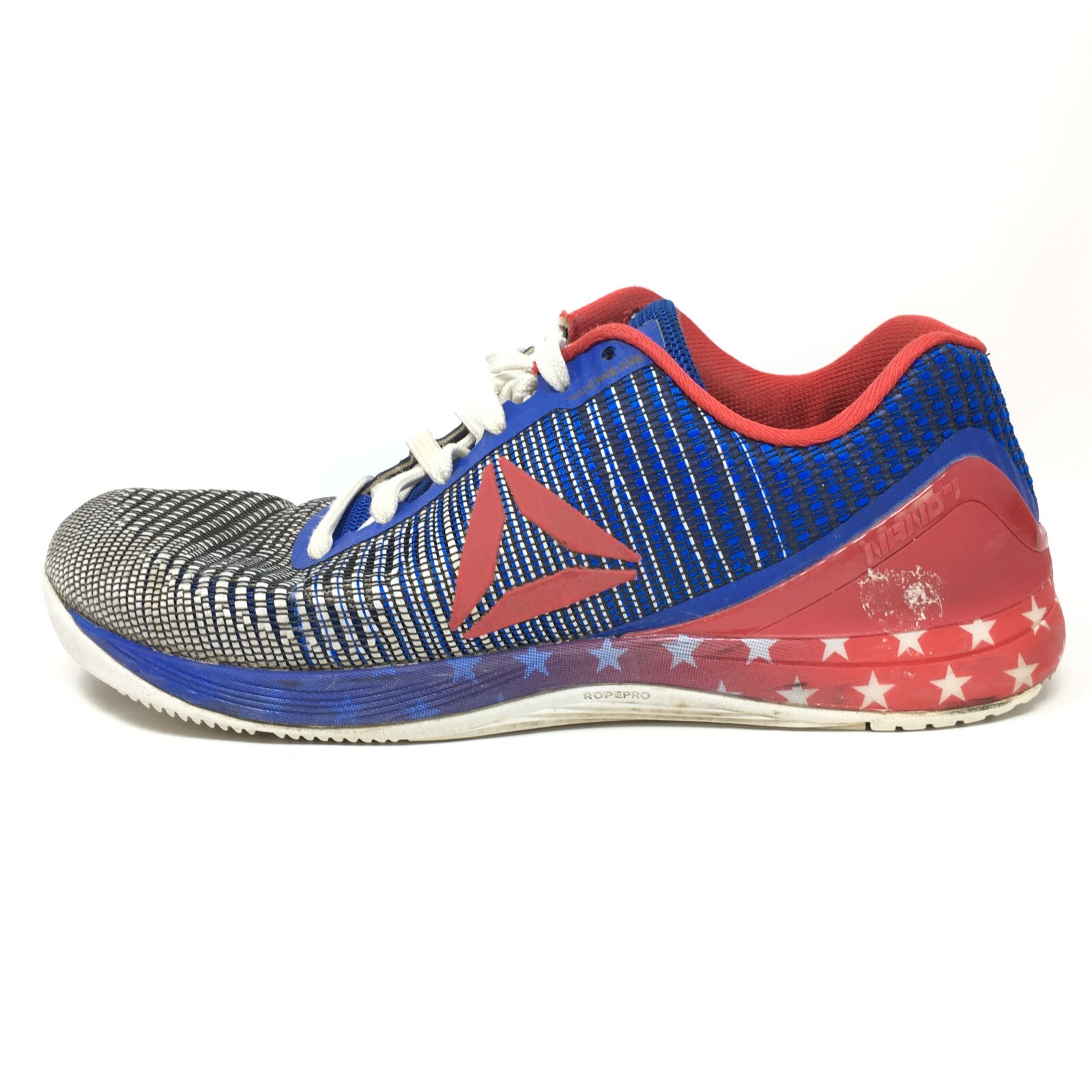 Reebok CrossFit Nano 7.0 Training Shoes Sneakers Mens Size 9 Red White Blue USA