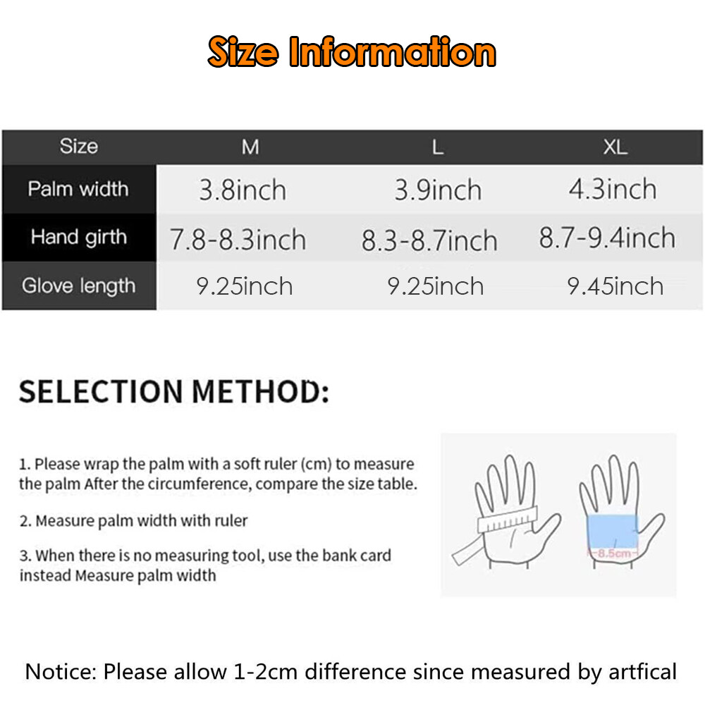 Winter Touch Screen Gloves Windproof Waterproof Men Women Cycling Full Finger