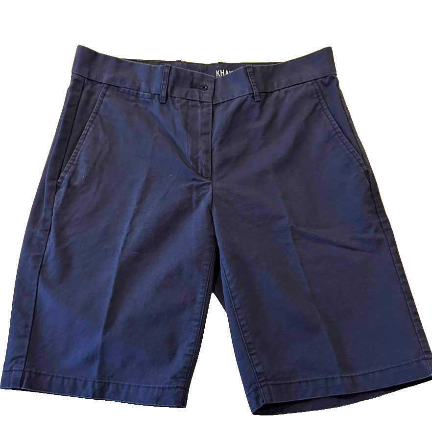 Gap Khaki Women’s Size 00 “Boyfriend Roll-Up” Chino Short Pants – Navy Blue
