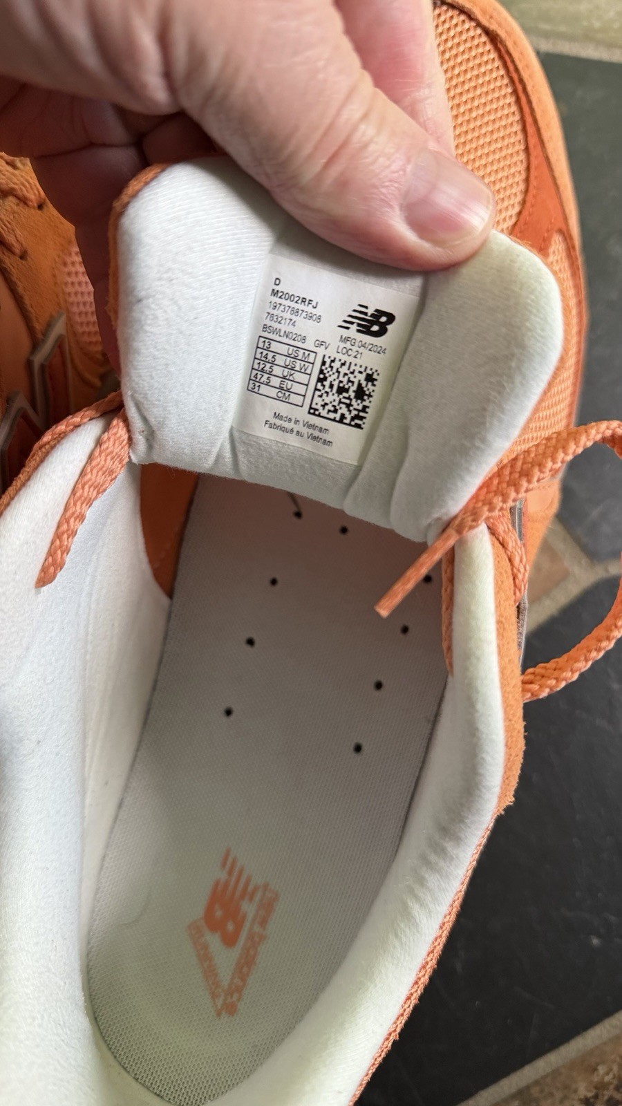 Size 13 – New Balance 2002R Copper Infield Clay