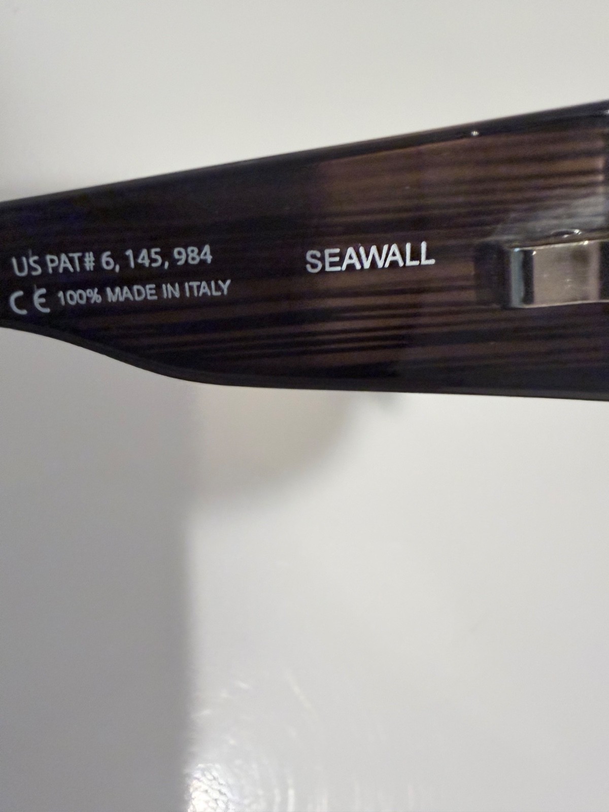 Rare retired Maui Jim Polarized Sunglasses Seawall MJ-235-02b made in Italy