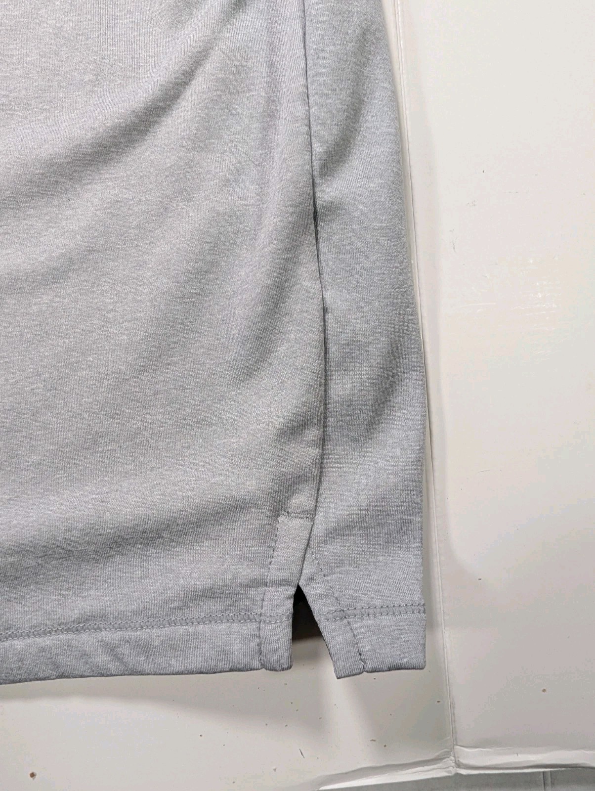 UNRL Pullover Mens XL Gray Heather Quarter Zip Thielen Foundation Performance