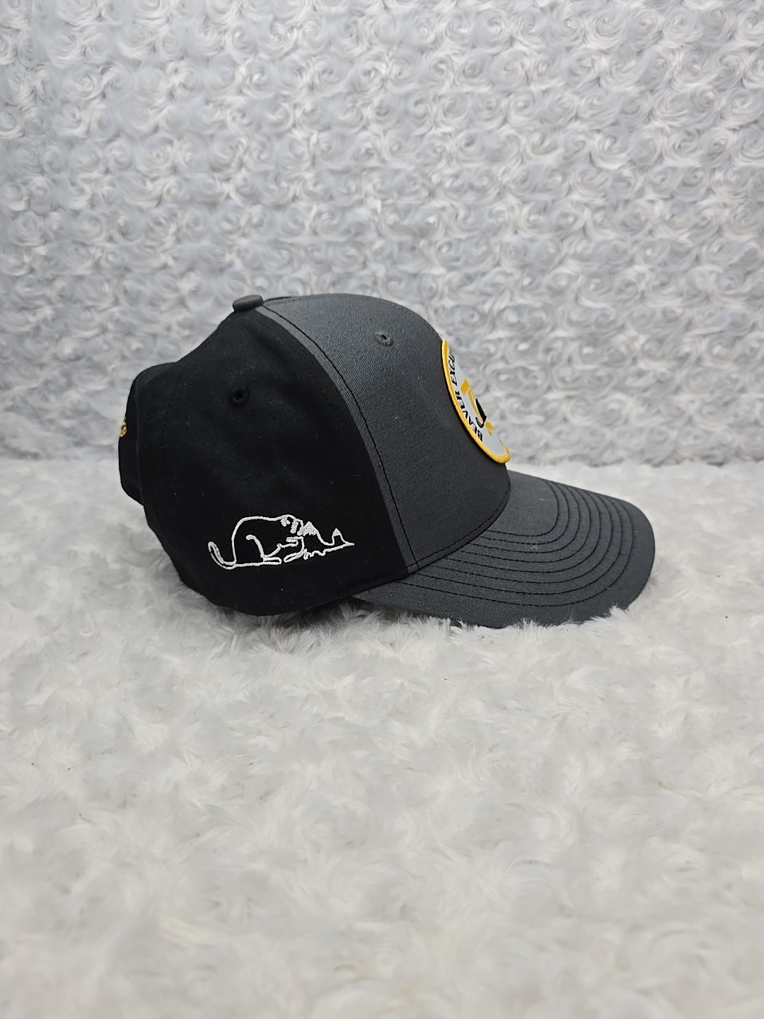 Beaver Excavating HAT Companies Snapback Trucker Cap USA Flag