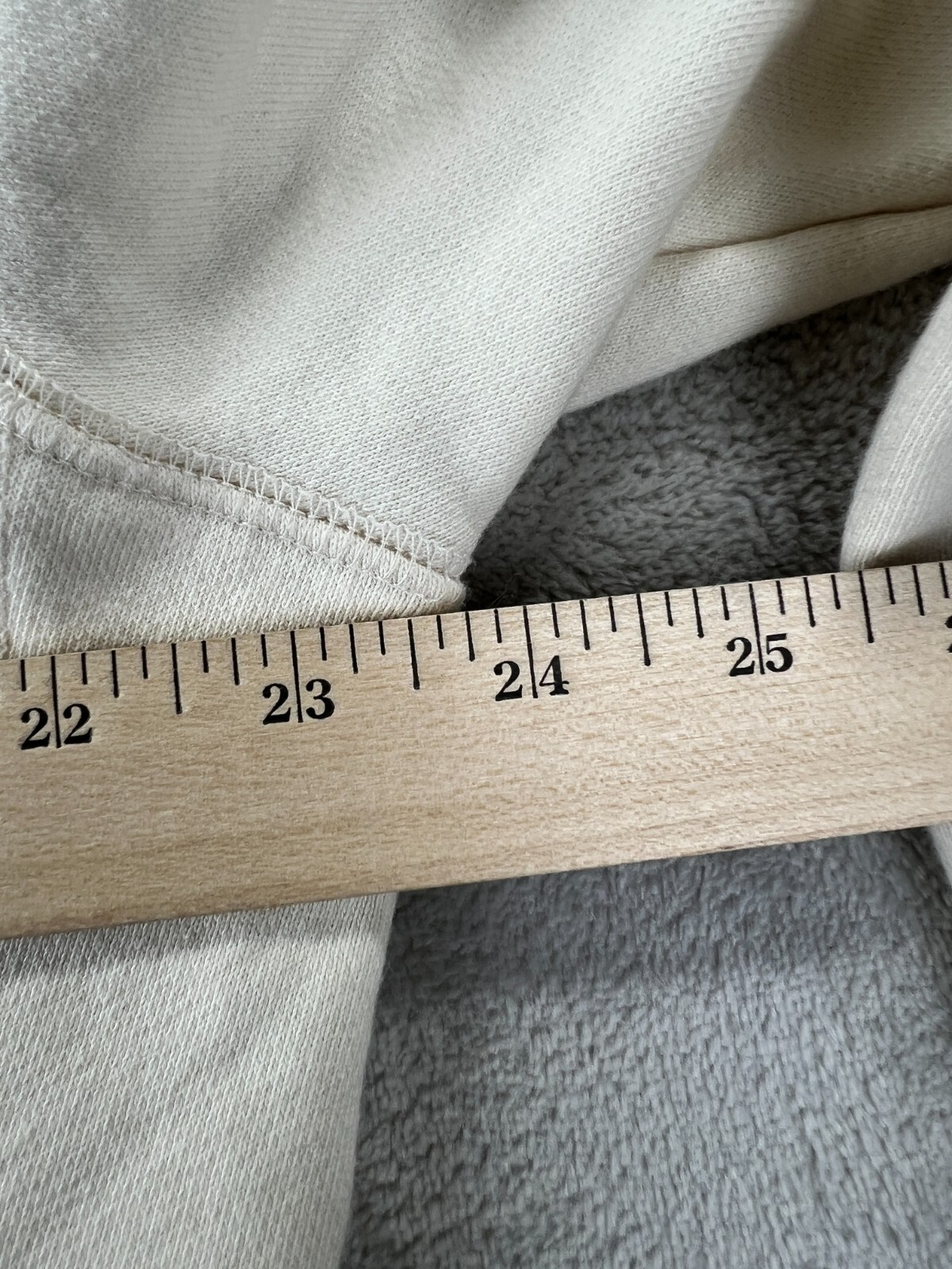 TEMPUS STUDIO Sweatsuit Jogger Set Size MEDIUM Beige Heavyweight Hoodie + Pant
