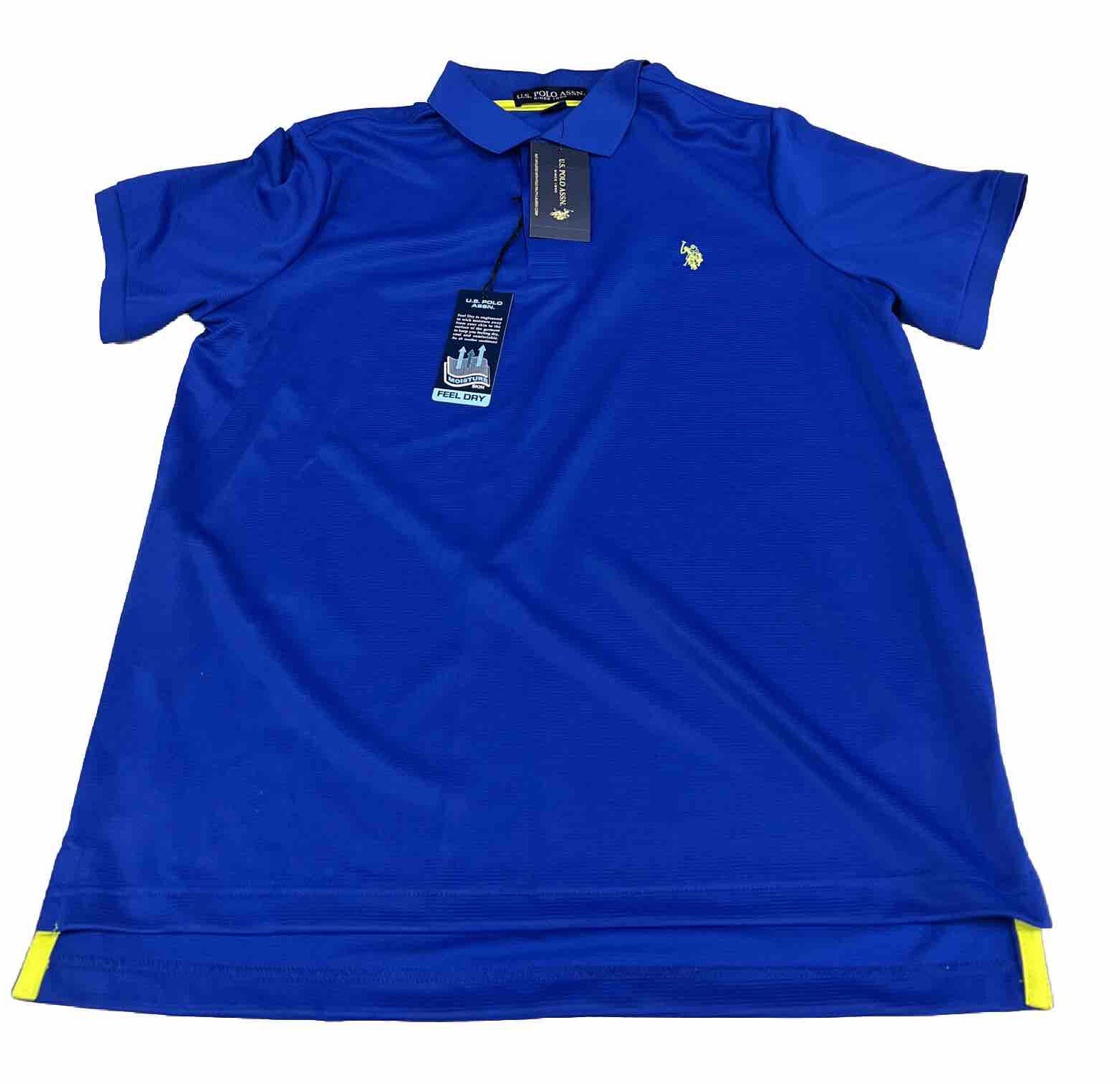U.S. POLO ASSN. Blue Polo Shirt, Men’s Size XXL