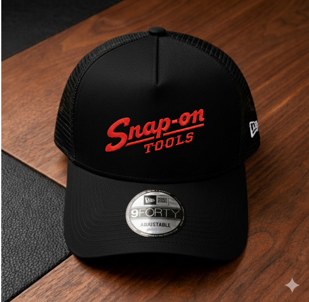 Snap-on Tools Embroidered Trucker Hat Mesh Adjustable Mechanic Cap