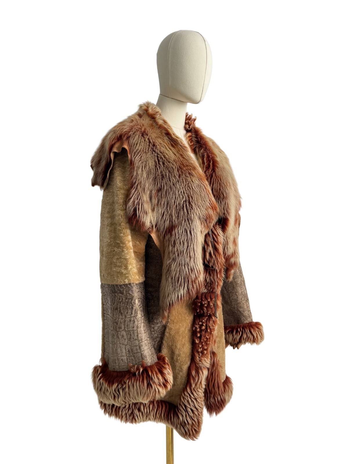 Vintage Real Sheepskin Coat Women’s Size L