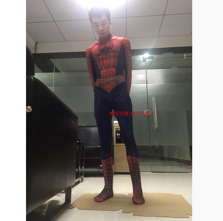 Spider-Man Jumpsuit Cosplay 3D Costume Bodysuit Spiderman Zentai Suit Halloween