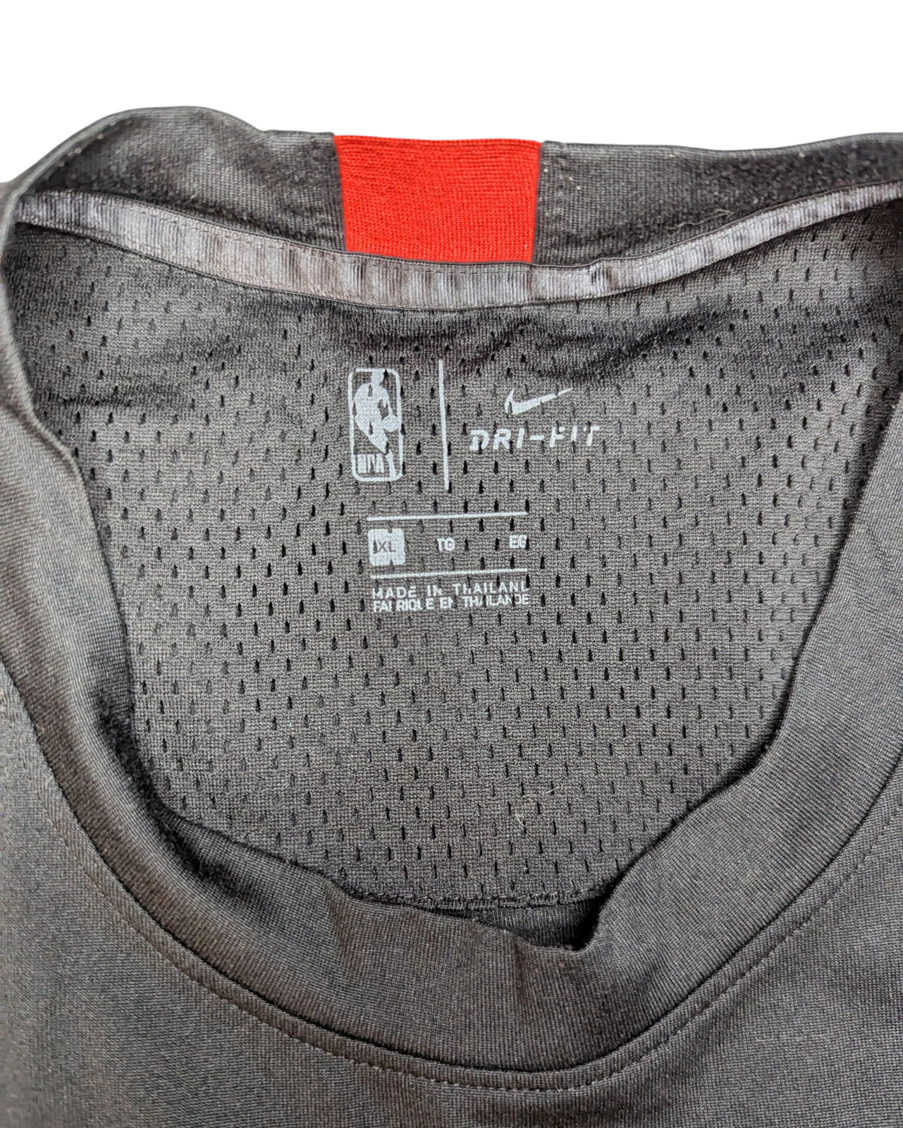 Nike HOUSTON ROCKET Shooting Shirt Mesh City Edition Mens XL Performance H-Town