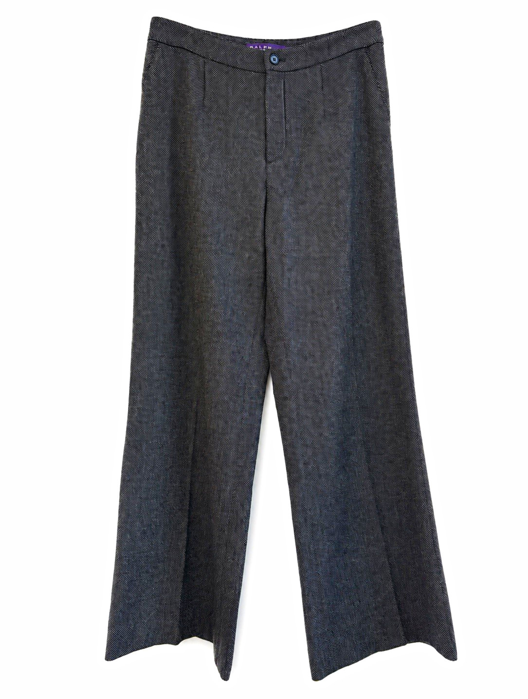 Ralph Lauren Purple Label 100% Fleece Wool Wide Leg Pants Women’s Size 6