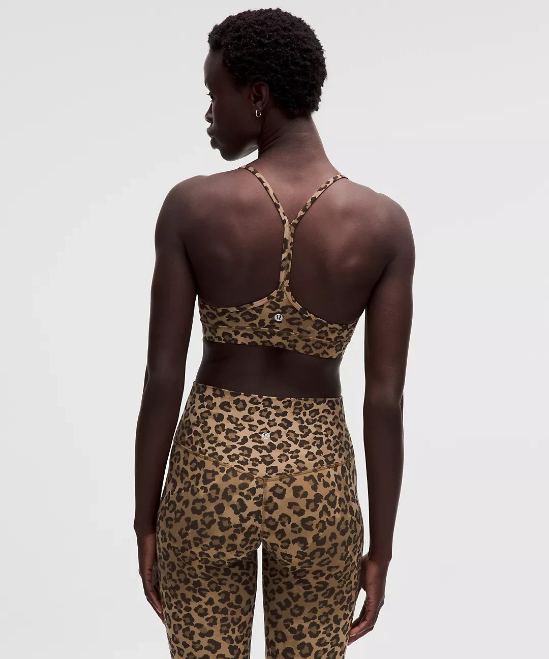 LULULEMON FLOW Y BRA NULU~A-C CUPS~TRUE LEOPARD MULTI~2~4~6~8~10~12~14~NWT