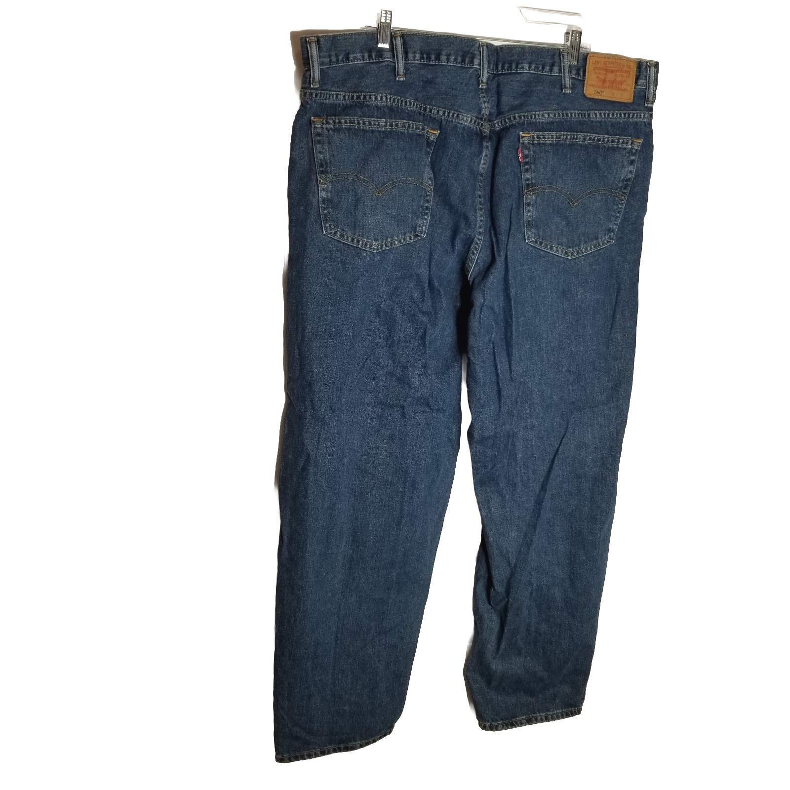 Levi’s 560 Jeans Men’s 46×34 Actual 45×33 Blue Denim 100% Cotton Straight Leg
