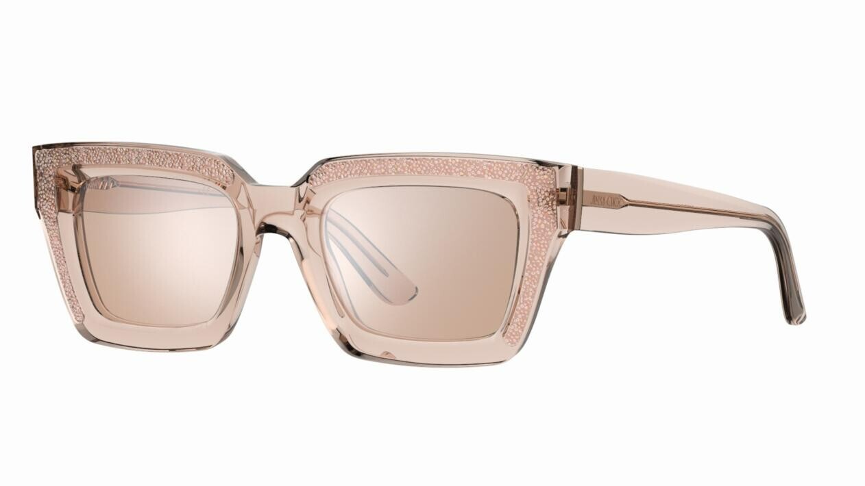 Jimmy Choo Megs/S Fwm 2S Nude Pink Flash Silver Cal. 51