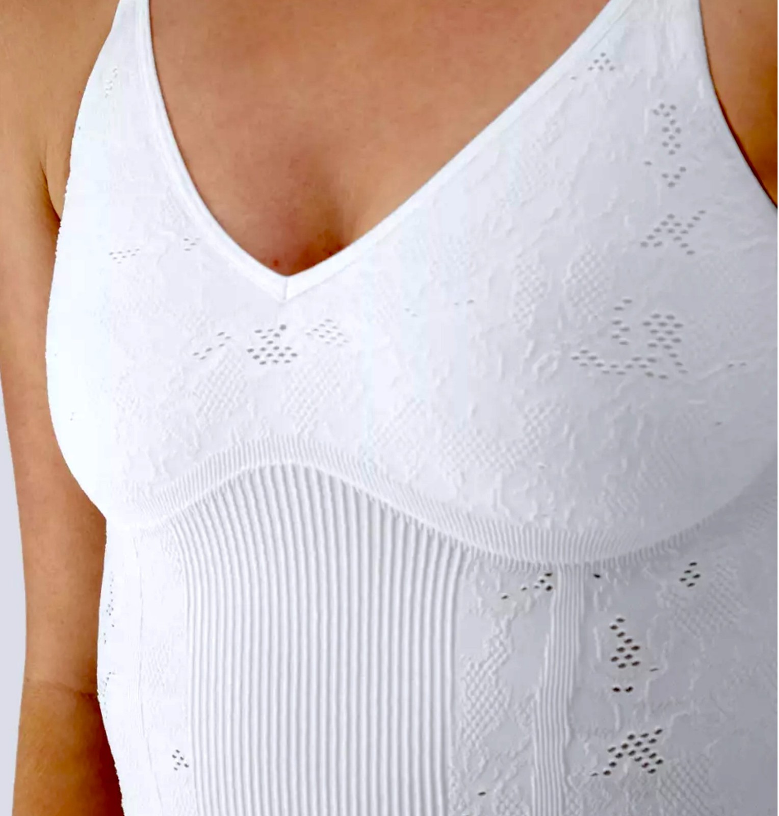 MAIDENFORM M Basically Sexy Seamless Smoothing White Thong Bodysuit S M L XL 2XL