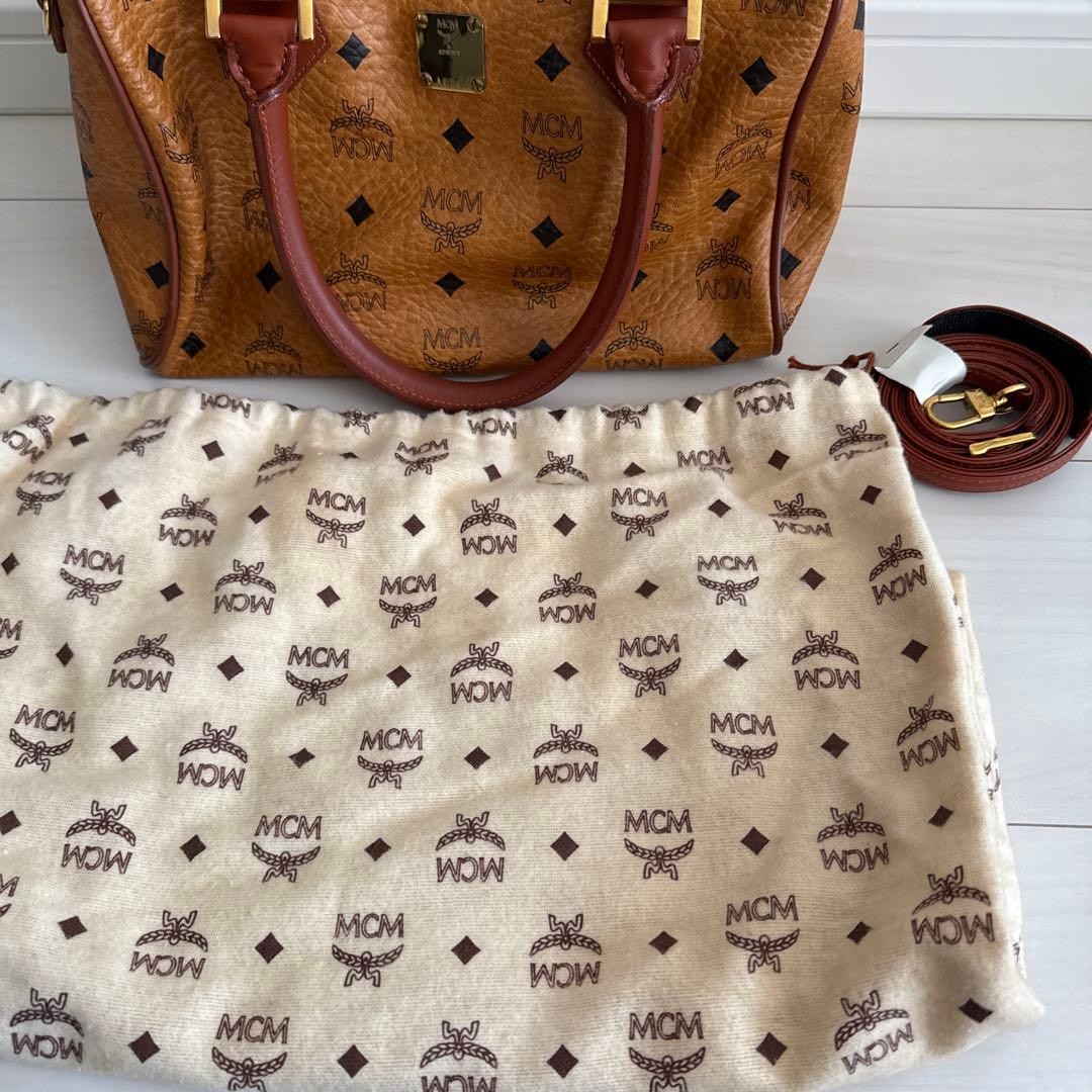MCM Mini Boston Bag Bag Shoulder 2way