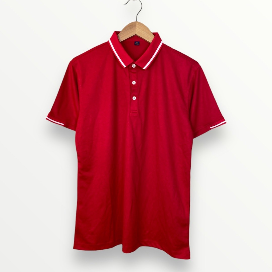 Youth’s Polo Short Sleeve Shirt Red XL
