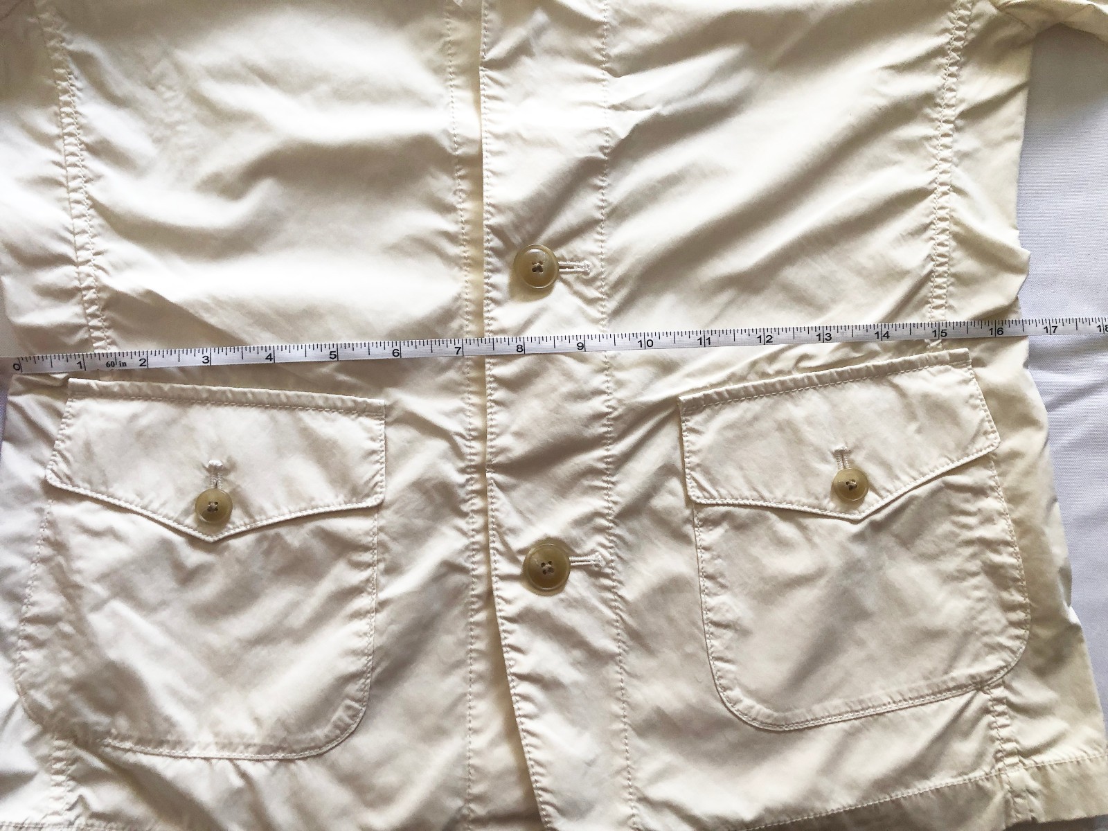 Uniqlo Women Coverall Jacket IDLF (INES DE LA FRESSANGE) in Natural XS – NWT