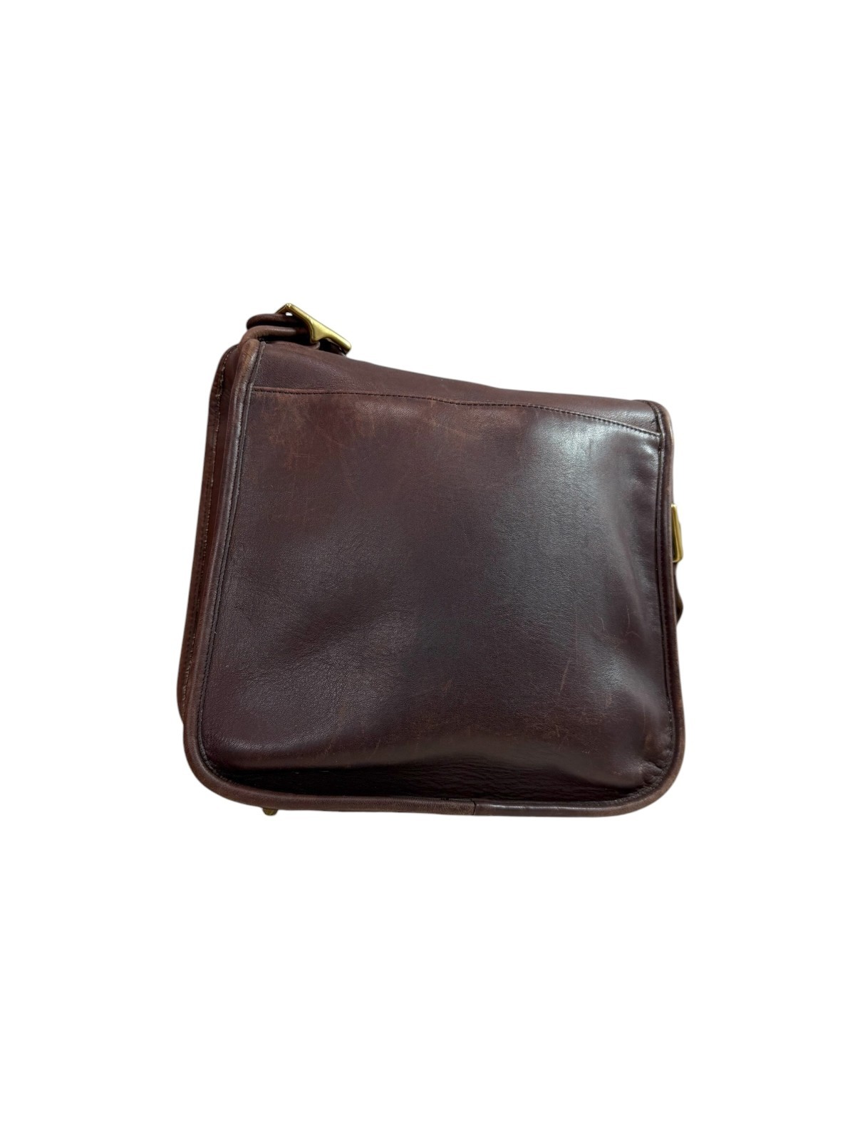 Vintage Coach Stewardess Bag Mocha Brown Leather Style M9C-9525 United States
