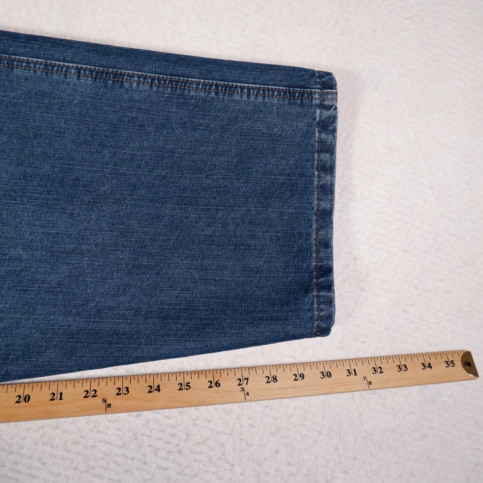 Wrangler Men’s blue Jeans Cargo Pockets 50×30 Medium Wash