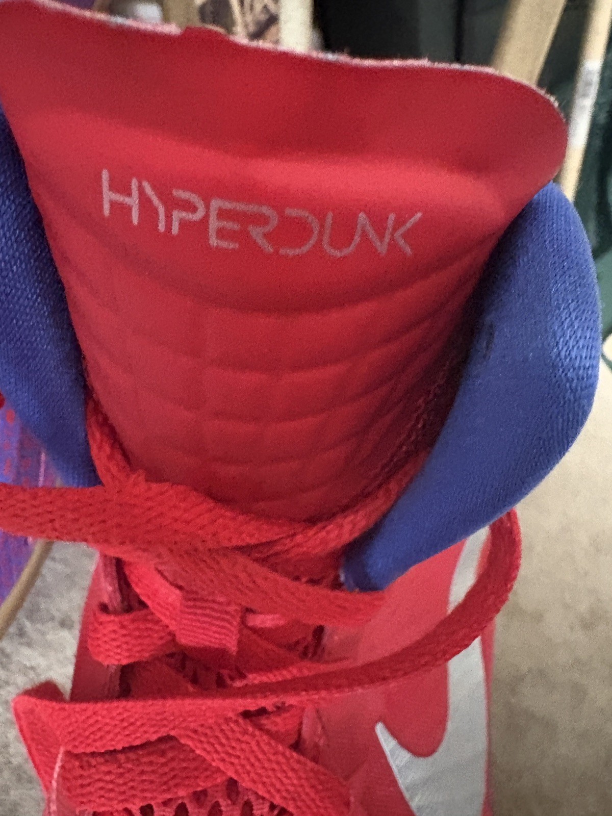 Rare Nike Zoom Hyperdunk 2011 Mens 11 Blake Griffin Red Blue Shoes Basketball