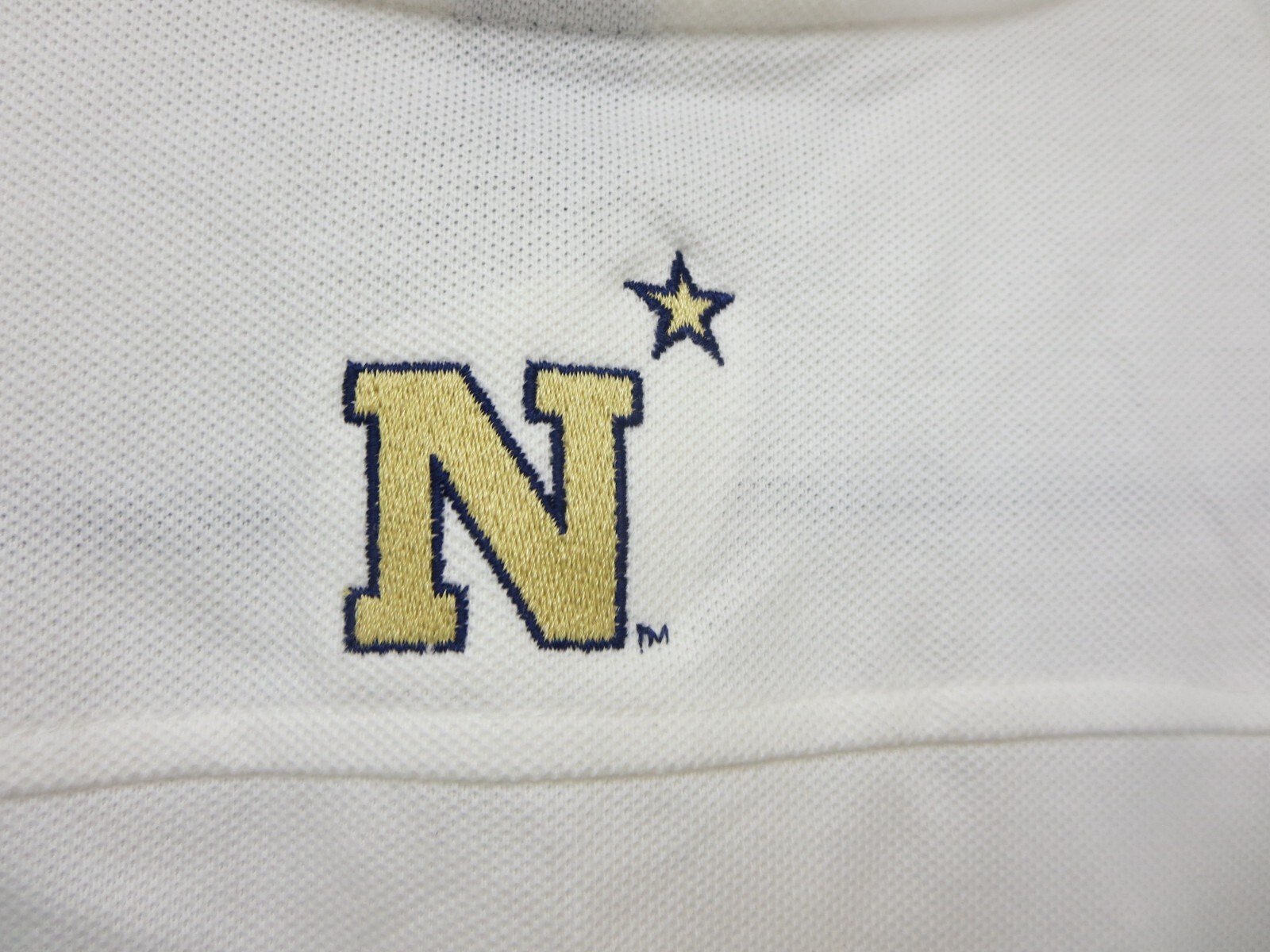 New RARE Army Vs Navy USAA Game Embroidered Polo Shirt by Ash City Size L